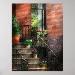 Spring - Porch - Hoboken in Spring Posters