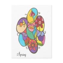 Spring postcards