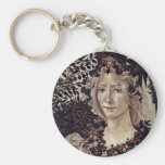Spring (Primavera)  By Botticelli Sandro Keychain