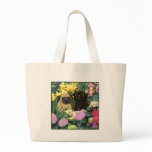 Spring Puggies Tote Bags