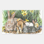 SPRING RECTANGLE STICKER