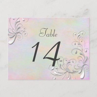 Spring Rhapsody Table Card Post Cards