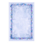 Spring Romance - Blue Customized Stationery
