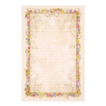 Spring Romance - Peach Custom Stationery