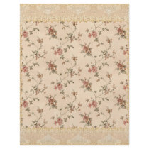 spring romance victorian rose pattern full color flyer