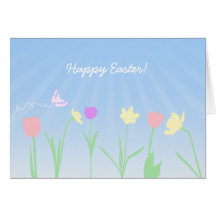 Spring Scene Easter Card
