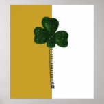 spring shamrock poster