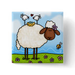 spring sheep button