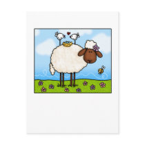 spring sheep postcard by cfkaatje spring sheep postcard