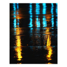 Spring Showers at Night Photo Print