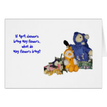 Spring showers card