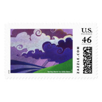 "Spring Storm" by Alida Saxon Postage Stamps