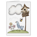 Spring Stuff · Birdhouse & Bird cards