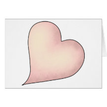 Spring Stuff · Pink Heart Greeting Card