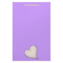 Spring Stuff · Purple Heart stationery