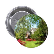 Spring - Suburban House With Azaleas buttons