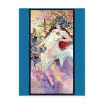 Spring Summer Fall Winter postcards by FRUITLOOPY Spring Summer Fall Winter postcards