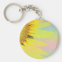 Spring sunflowers key chain