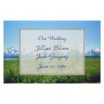 Spring Tetons WEDDING Program Flyer