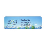 Spring Tetons WEDDING Return Address Label