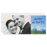 Spring Tetons WEDDING Save The Date rack cards
