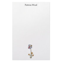 Spring Things · Birdhouse & Flowers Stationery