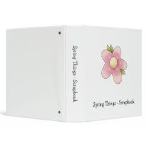 Spring Things · Pink Flower Binders