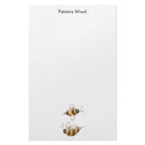 Spring Time · Bees Stationery Paper