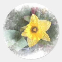 Spring Time Daffodil Stickers