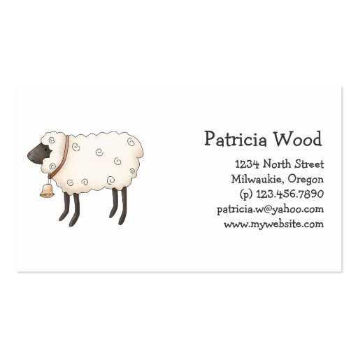 Spring Time · Sheep Business Card
