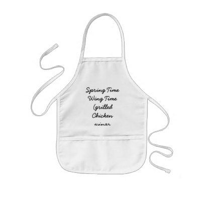 Spring Time, Wing Time... Apron by KatAnnette