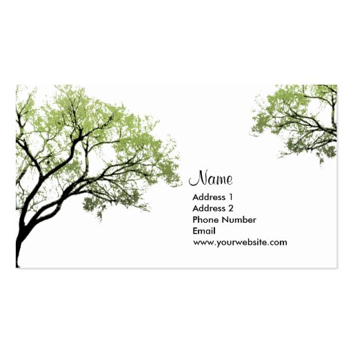 Spring Trees Business Cards