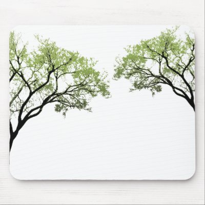 Spring Trees Mousepad by AJsGraphics