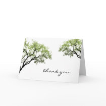 Spring Trees Thank You Card