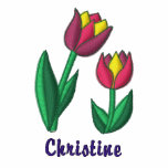 Spring Tulip Customizable Embroidered Jacket