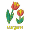 Spring Tulip Customizable embroidered shirts