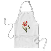 Spring Tulip Floral Apron