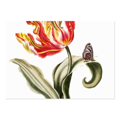 Spring Tulip Floral Business Card Templates