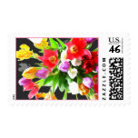 Spring Tulip Flowers Postage Stamp
