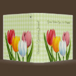 Spring Tulips Garden Binder binders