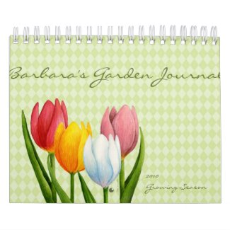 Spring Tulips Garden Journal calendar