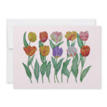 Spring Tulips Personalized Invites
