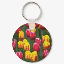 Spring Tulips keychains