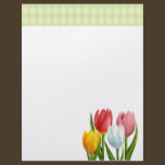 Spring Tulips Letterhead letterhead