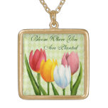 Spring Tulips Necklace