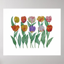 Spring Tulips Print