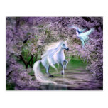 Spring Unicorn fantasy Postcards