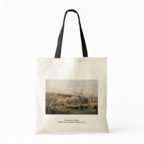 Spring View Village Canvas Bags