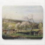 Spring View Village Mousepad
