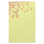 Spring Vine & Birds Butter Yellow Stationary stationery